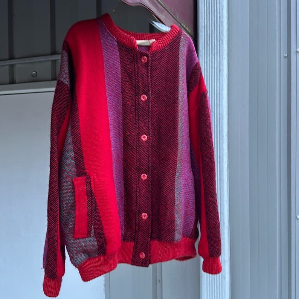 Warm New Zealand Wool button-down coat